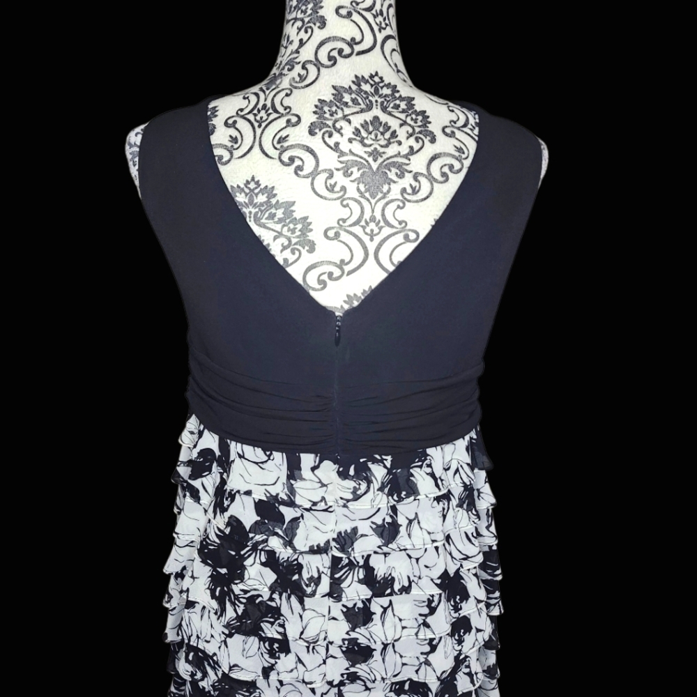 BELLISSIMA Black & White Cocktail Dress - 16 - Picture 6 of 9